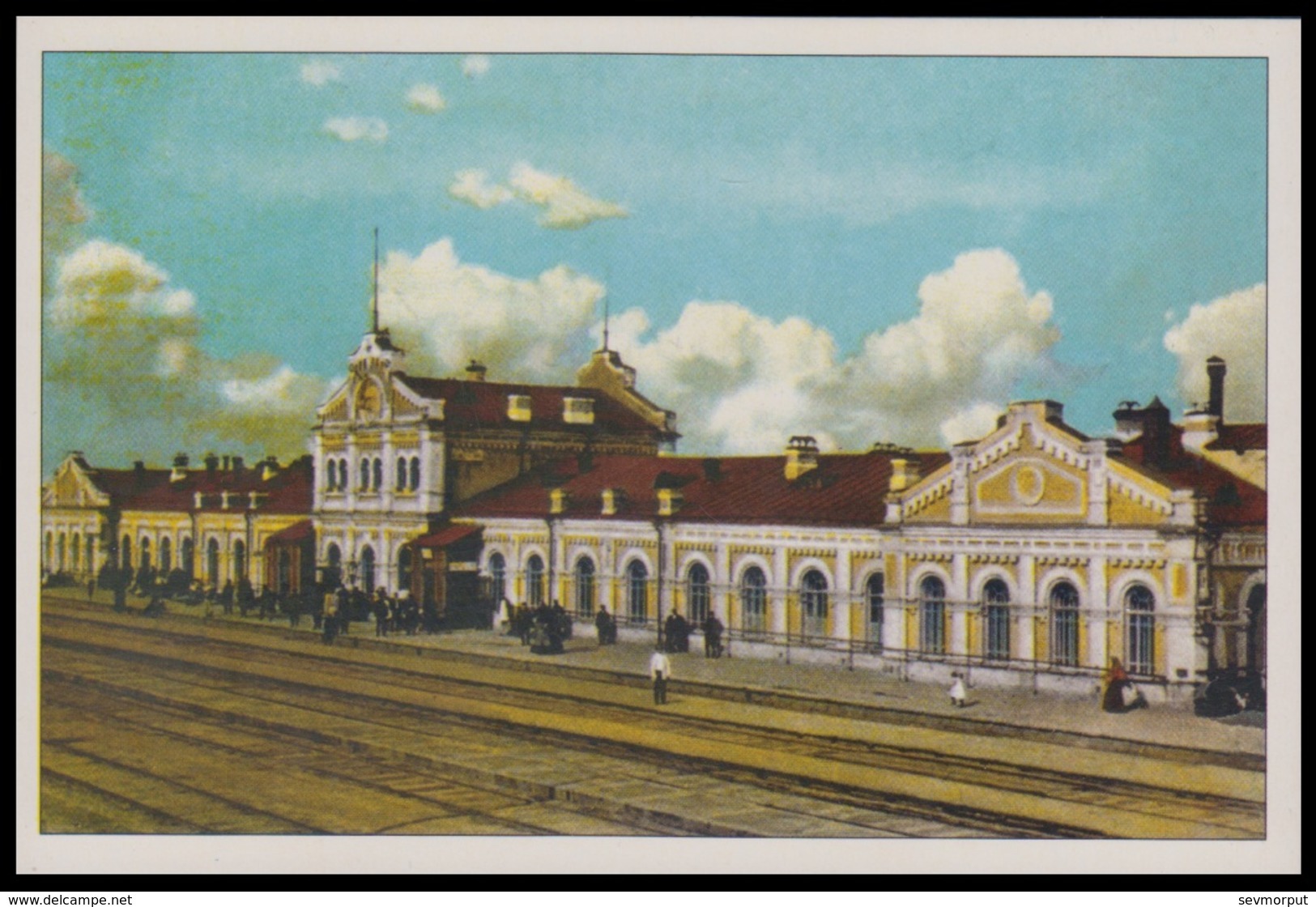 B1000 RUSSIA 2001 POSTARD Reprint Mint TRANS-SIBERIAN RAILWAY Station Chelyabinsk EISENBAHN BAHNHOF CHEMIN FER TRAIN 2 - Stations Without Trains