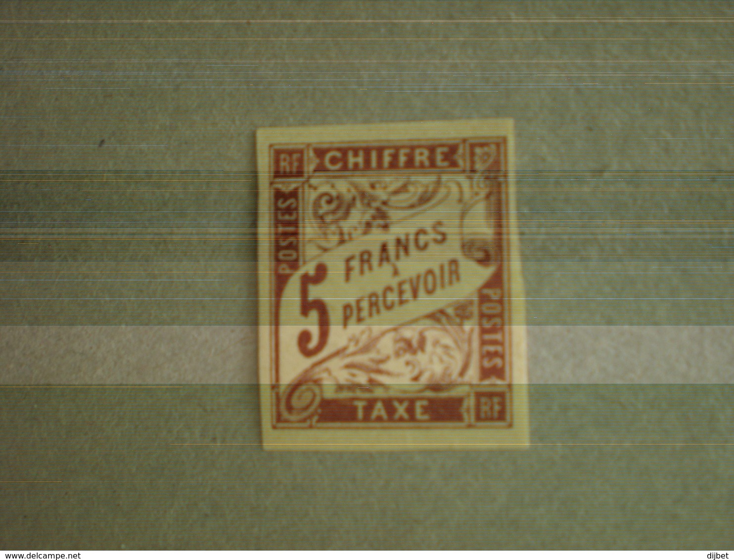 TIMBRECOLONIE GENERALE TAXE N°17 NEUF CHARNIERE - Postage Due