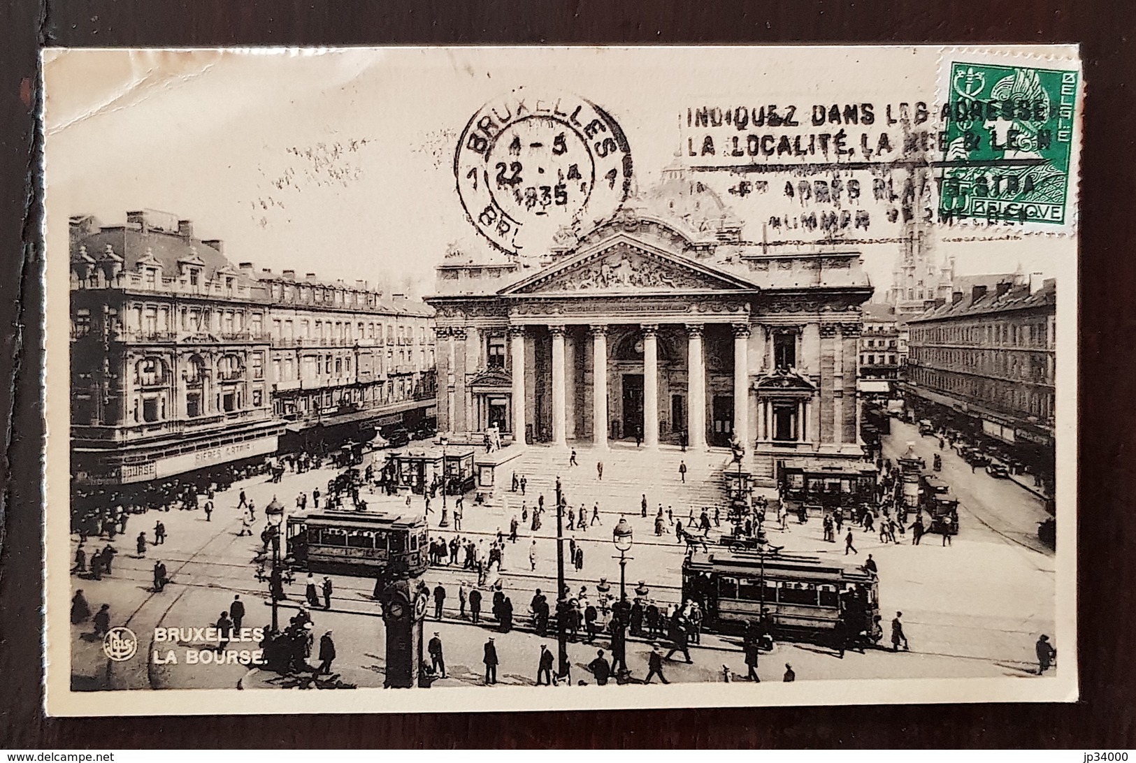 BRUXELLES Belgique. CPA - La Bourse - Monuments, édifices