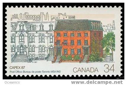 Canada (Scott No.1122 - Beareau De Poste De / Toronto / 's First Post Office) [**] - Oblitérés