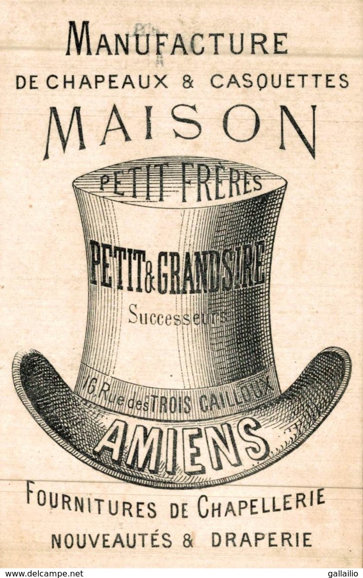 CHROMO CHAPELIER PETIT ET GRANDSIRE A AMIENS TAMBOUR DE LA CONVENTION ET NAPOLEON 1ER - Autres & Non Classés