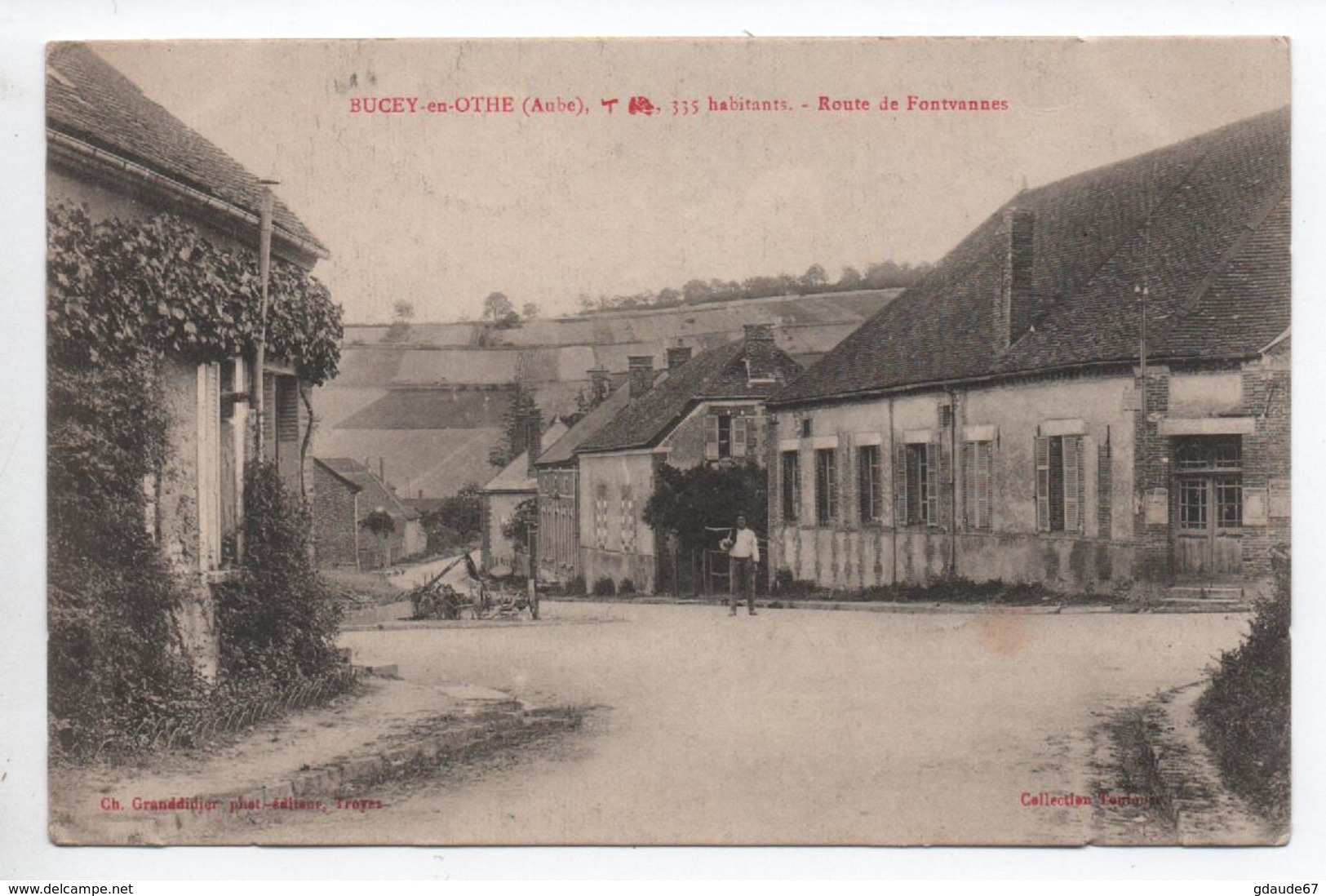 BUCEY EN OTHE (10) - ROUTE DE FONTVANNES - Autres & Non Classés