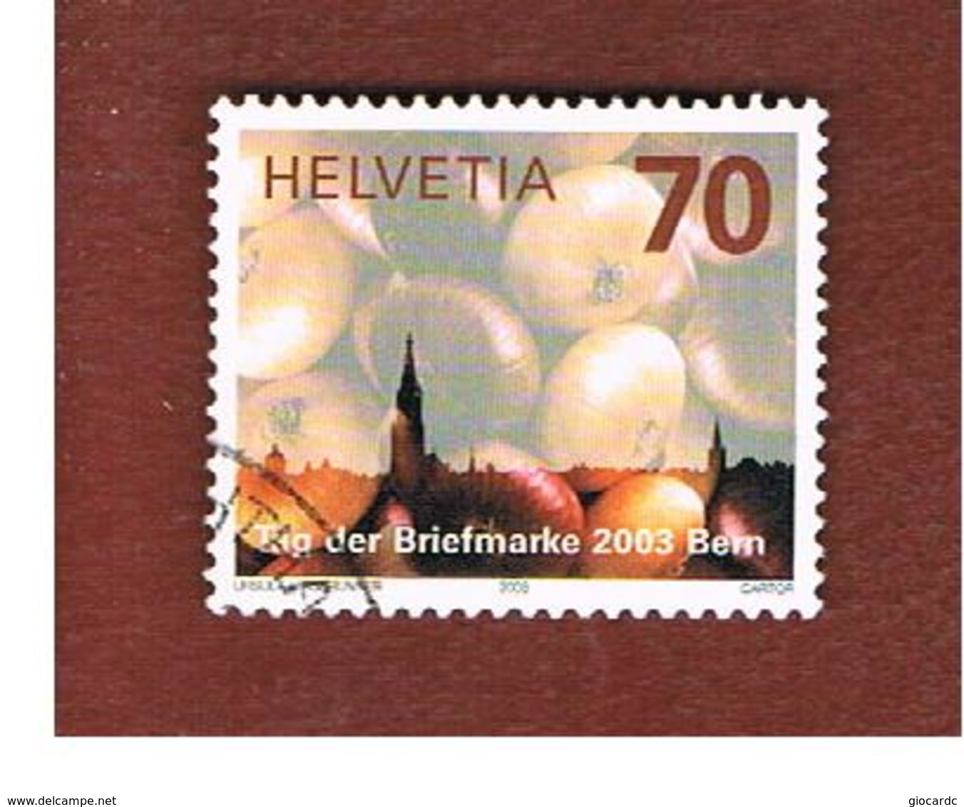 SVIZZERA (SWITZERLAND) - SG 1568 -    2003  STAMP DAY: BERNE - USED - Usati