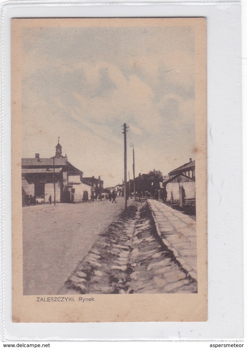 ZALESZCZYKI. RYNEK. JOZEFA PRESSNERA. CIRCA 1926 -BLEUP - Ukraine