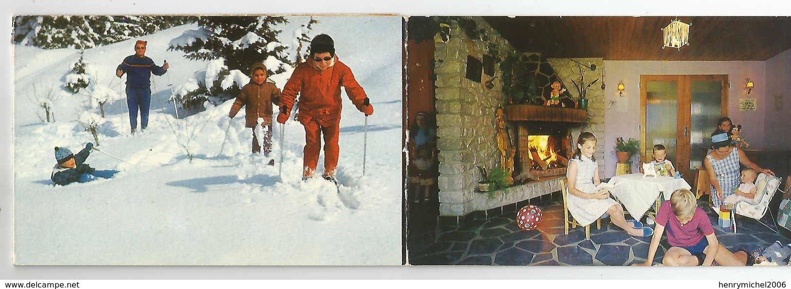 Carte De Visite Pralognan La Vanoise Ma Petite Cabane Home D'enfants 73 Savoie Carte 3 Volets - Cartes De Visite