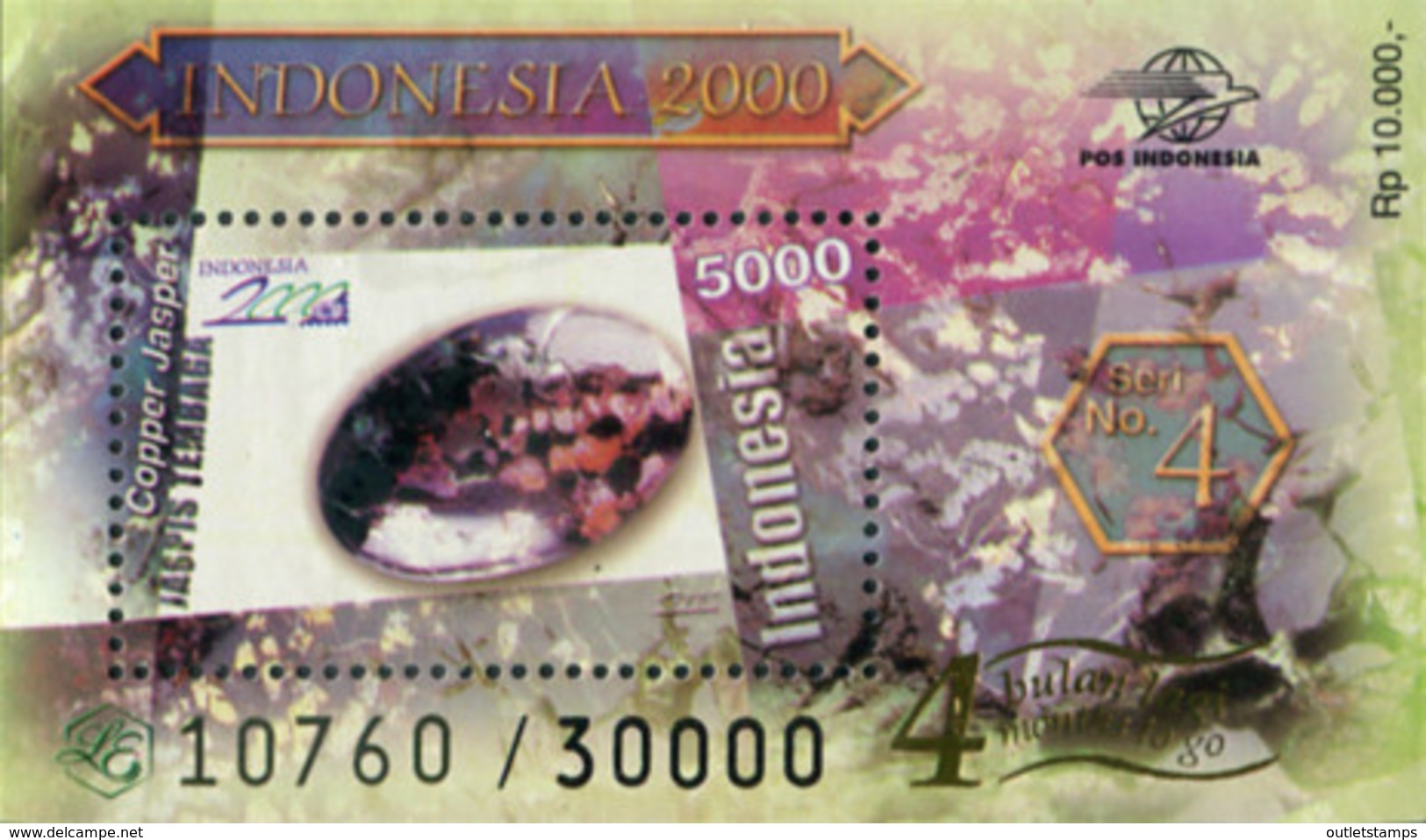 Ref. 326399 * NEW *  - INDONESIA . 2000. MINERALS. MINERALES - Indonésie