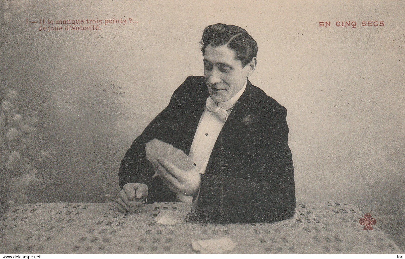Cartes à Jouer : En Cinq Secs : N°1 ( Il Te Manque Trois Points?..... ) - Playing Cards