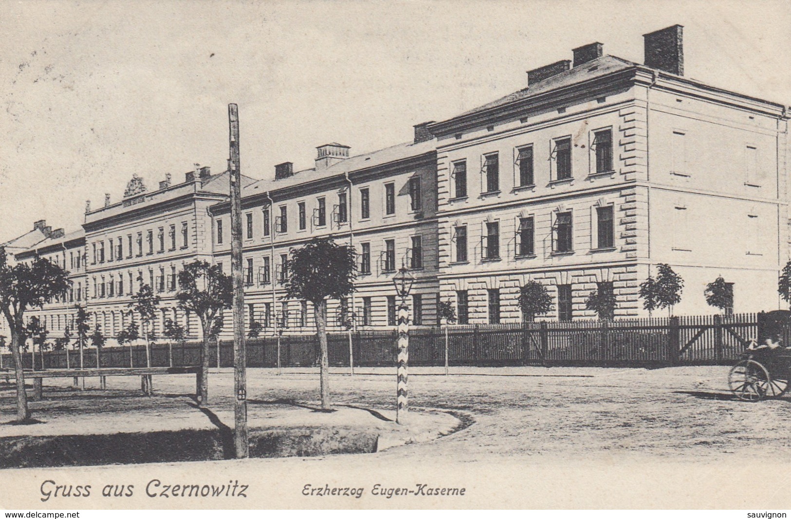 Gruss Aus CZERNOWITZ. Erzherzog Eugen-Kaserne, Um 1900 - Autres & Non Classés