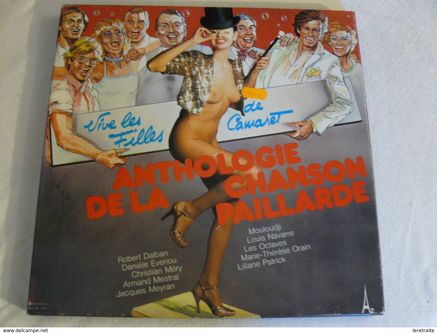 LD 5855 à LD 5860 ANTHOLOGIE DE LA CHANSON PAILLARDE. Coffret De 6 Albums 33 T - Humour, Cabaret