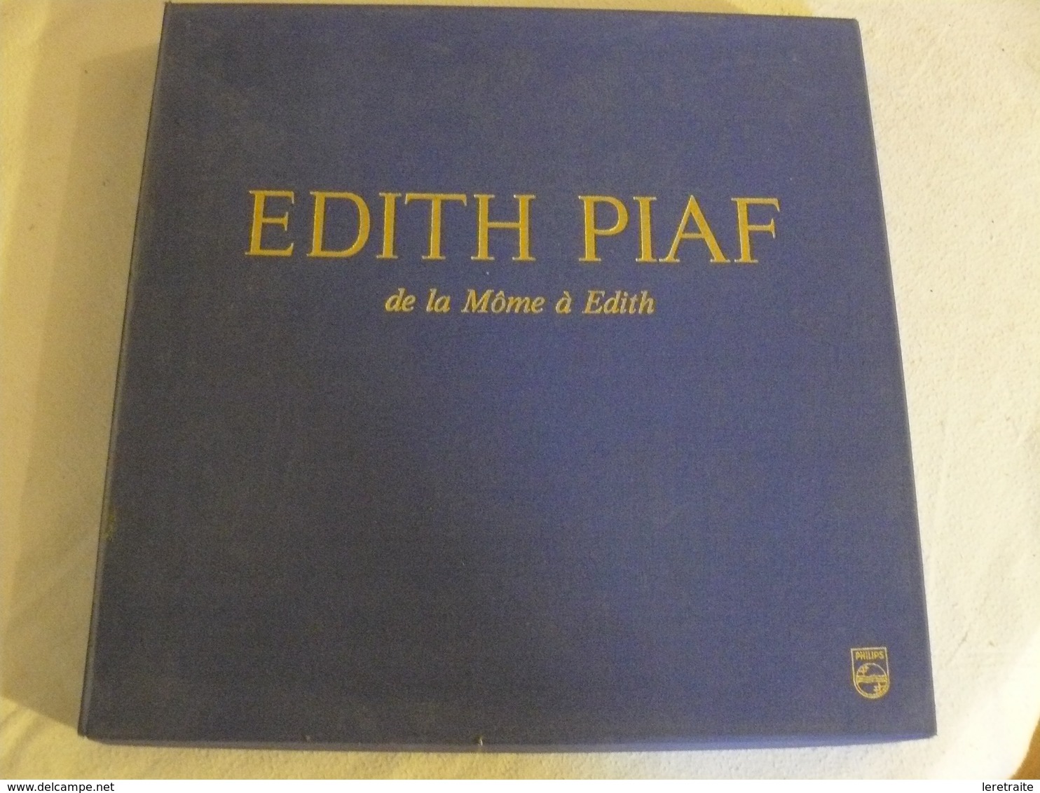 844 551 à 844 554  EDITH PIAF De La Môme à Edith.  Coffret De 4 Albums 33 T - Collectors