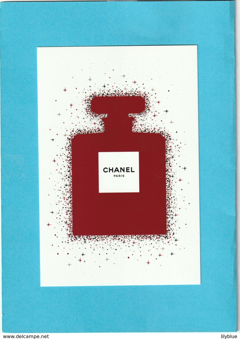 CHANEL  Superbe Grande Carte (15 / 10cm) *  Papier Glacé (papier Photo) * Edition Limitée *NOËL 2018 * - Modern (from 1961)