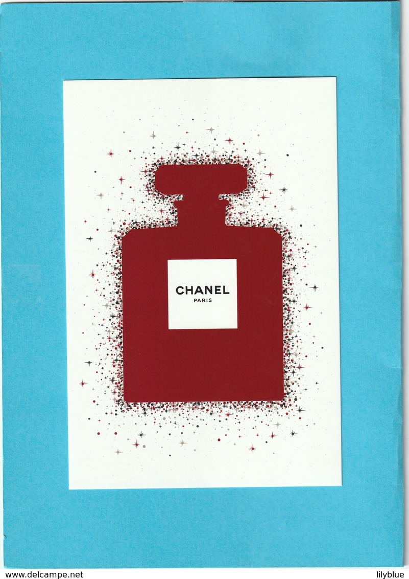 CHANEL  Superbe Grande Carte (15 / 10cm) *  Papier Glacé (papier Photo) * Edition Limitée *NOËL 2018 * - Modernes (à Partir De 1961)