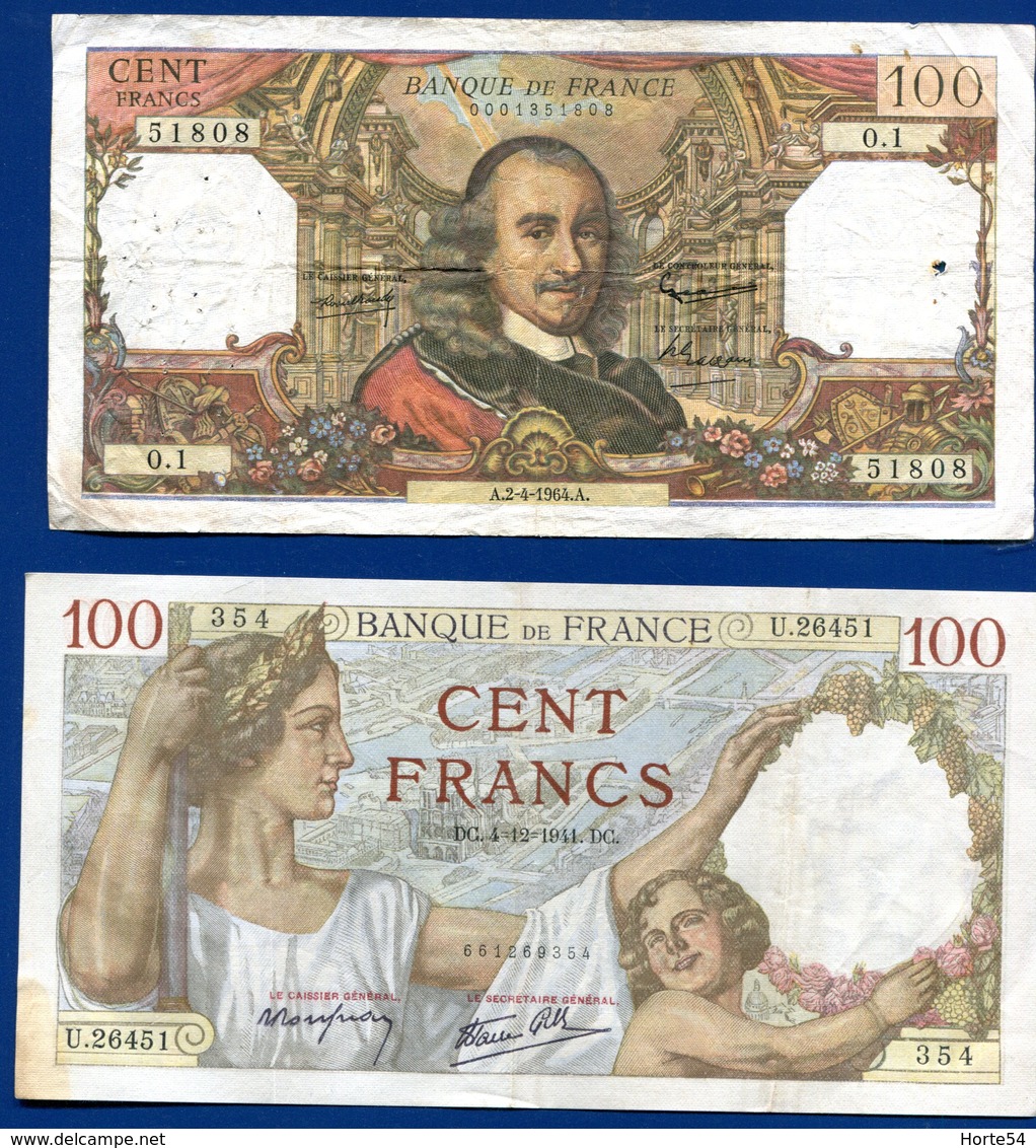 LOT 4 BILLETS FRANCE DANS L ETAT - Autres & Non Classés