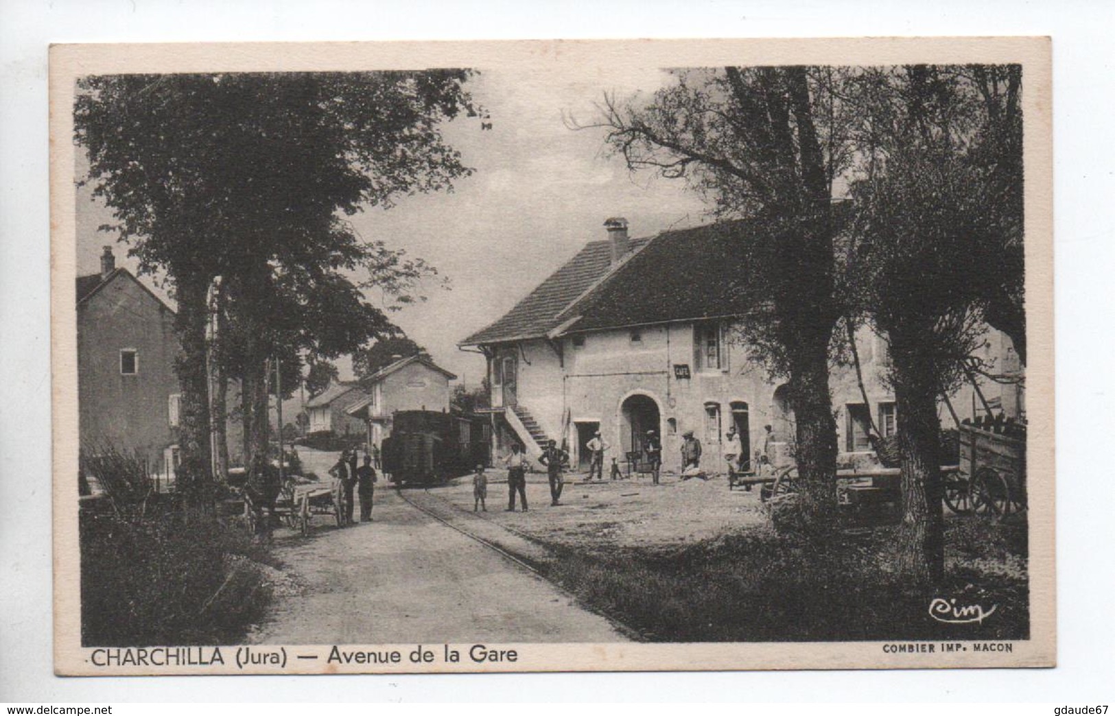 CHARCHILLA (39) - AVENUE DE LA GARE - TRAIN - Autres & Non Classés