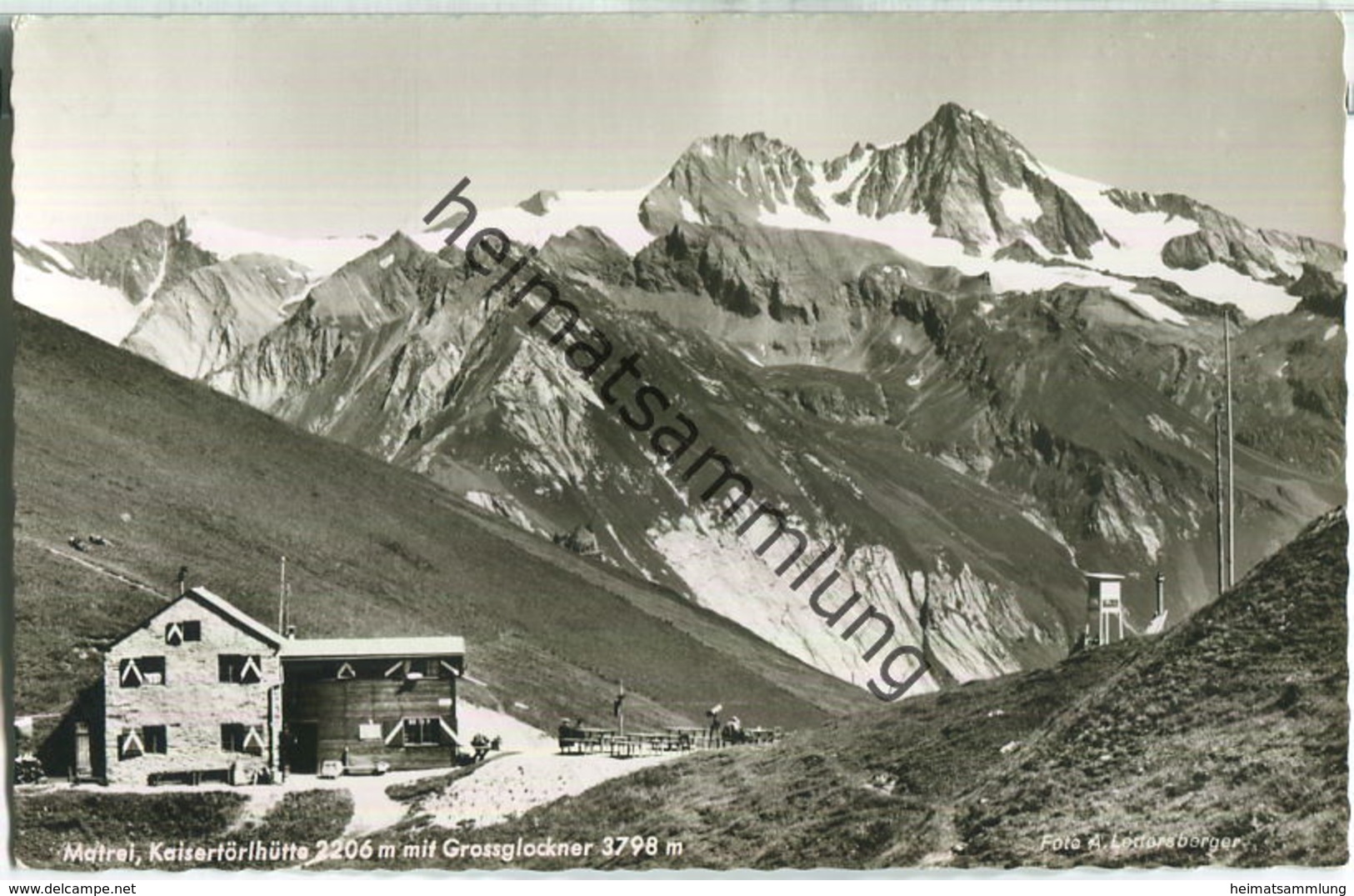 Matrei In Osttirol - Kaisertörlhütte - Foto-Ansichtskarte - Matrei In Osttirol