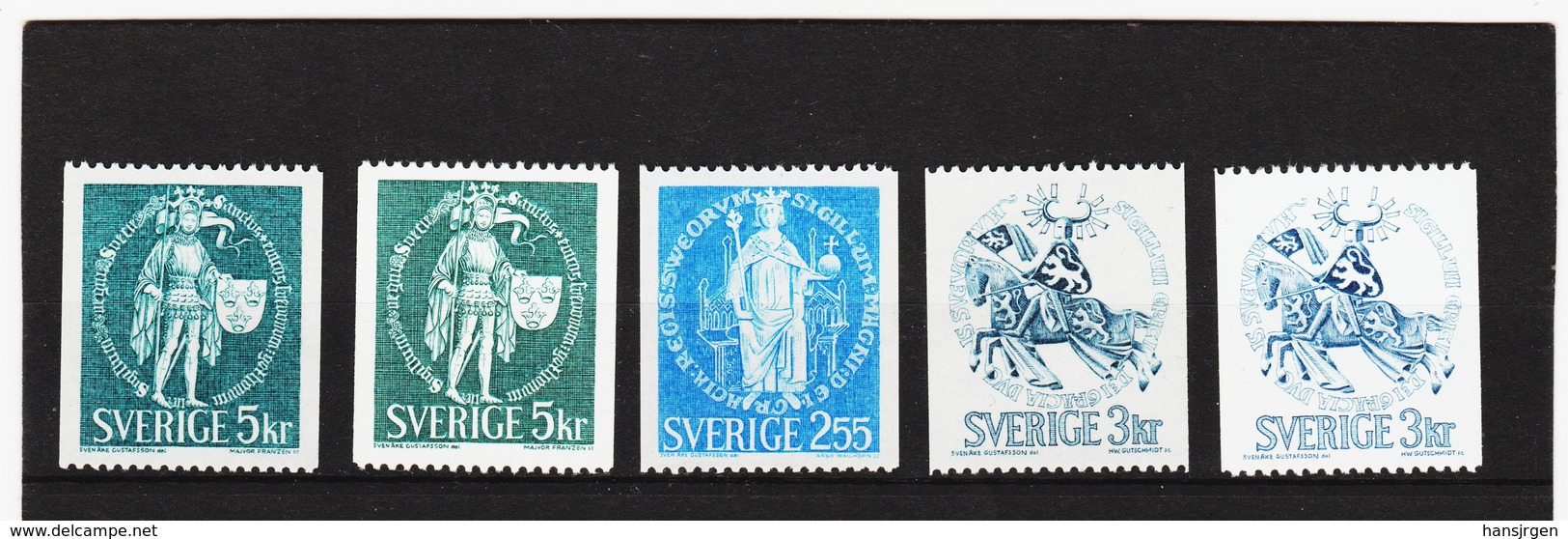 ECK1024 SCHWEDEN 1970 Michl 671/73 X+y ** Postfrisch SIEHE ABBILDUNG - Ungebraucht