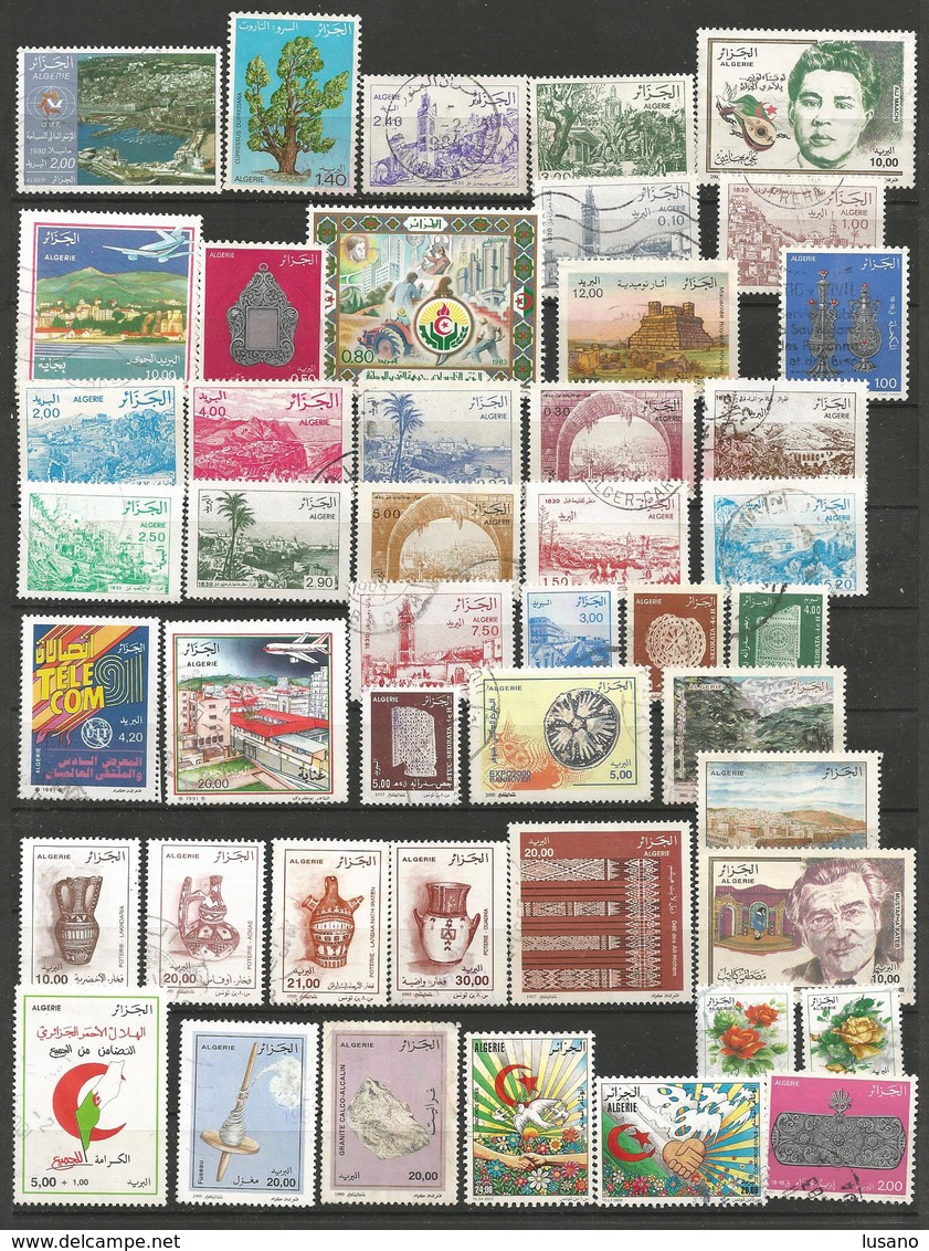 Algérie Indépendante - Petite Collection D'oblitérés - Collections (without Album)