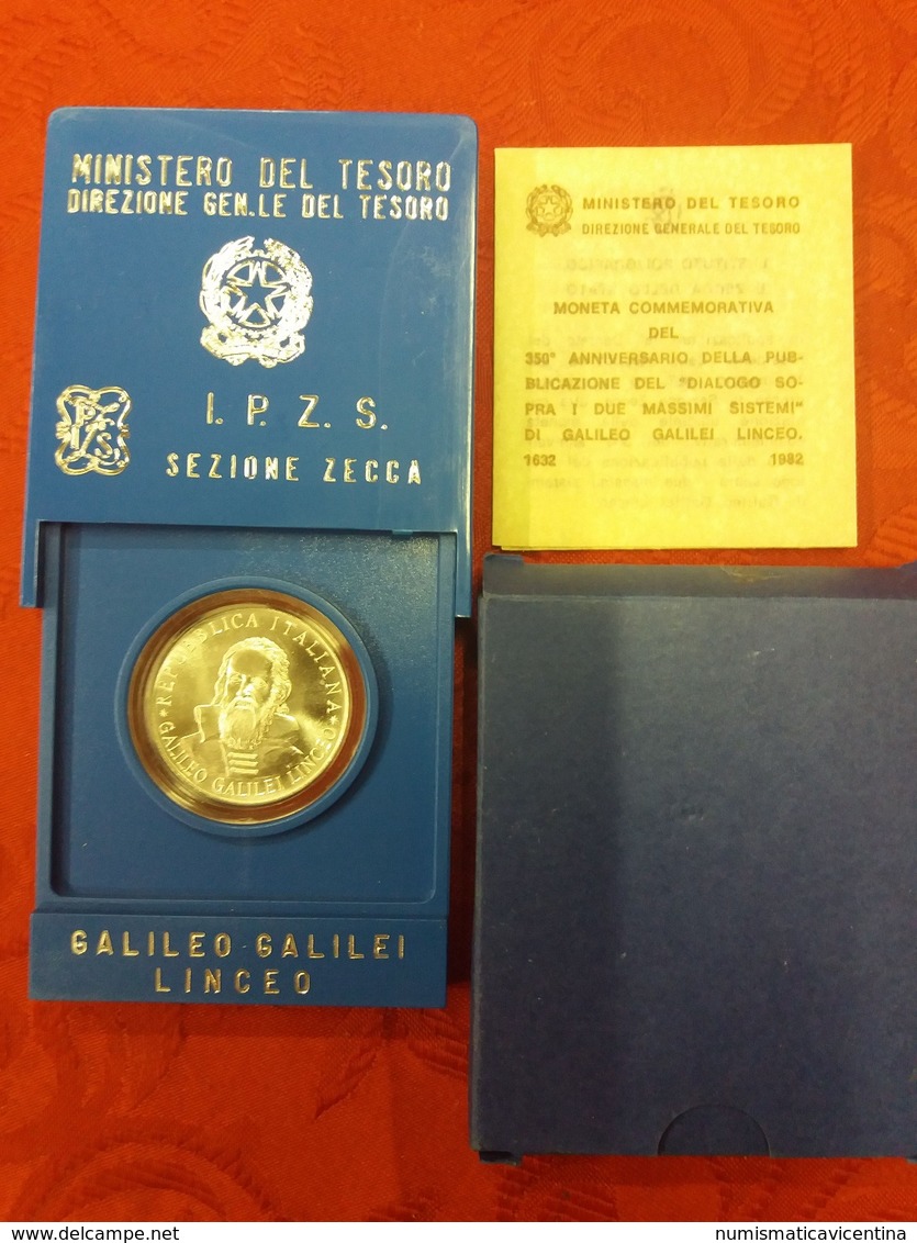 500 Lire 1982 Galileo Galilei Repubblica Italiana FDC - Commemorative