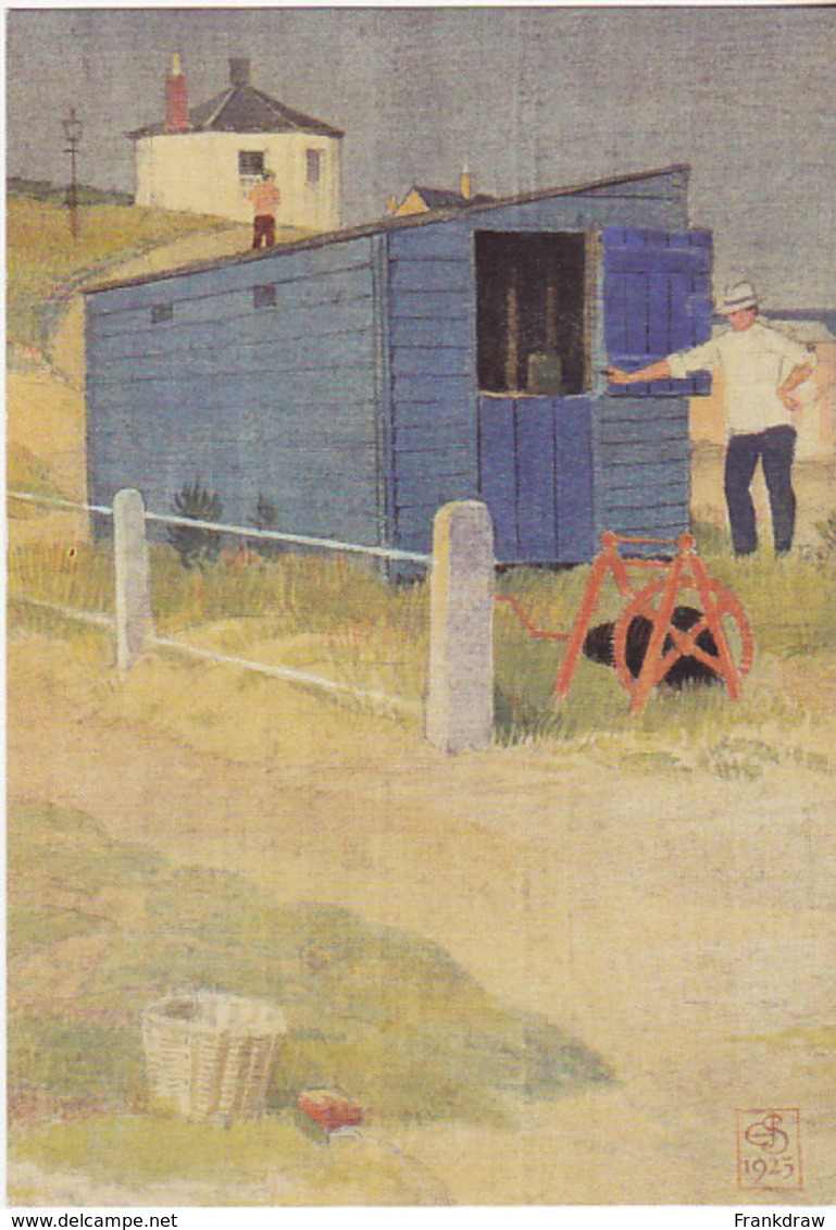 Postcard - Art - Joseph Southall (1861-1944) The Blue Shed (1923) - VG - Ohne Zuordnung