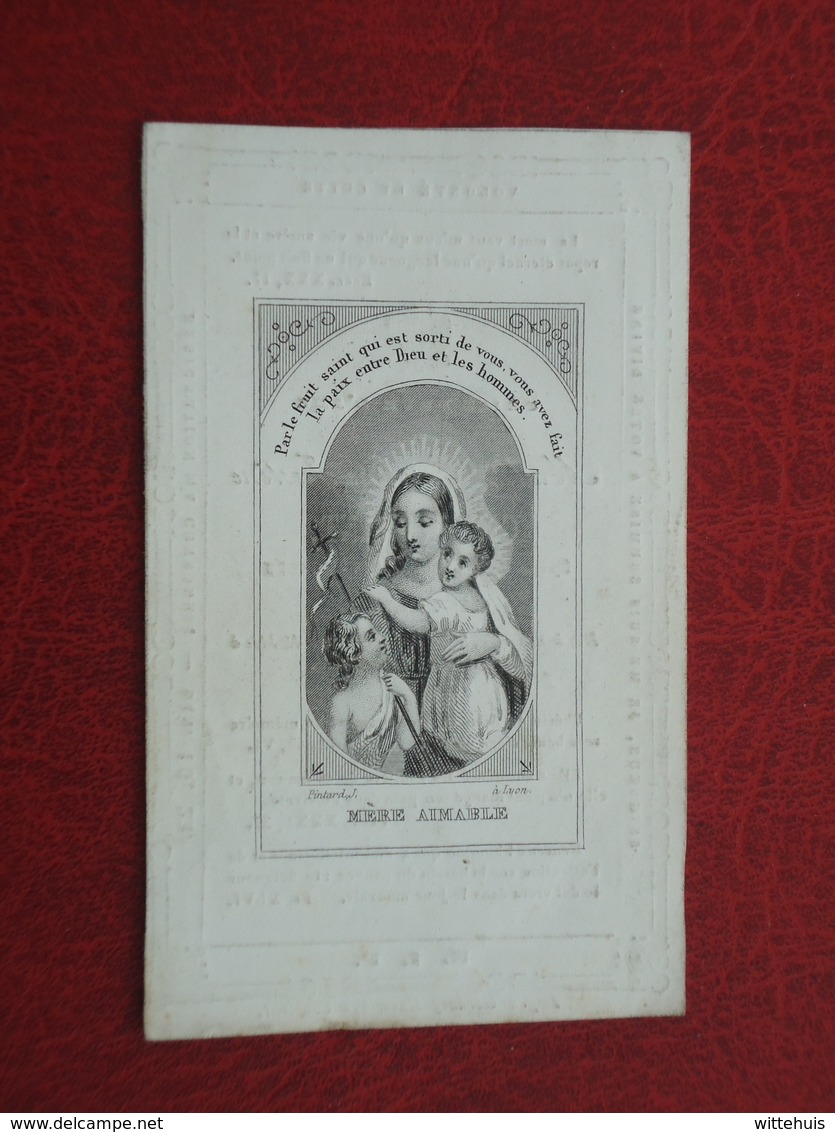 Caroline Gheerbrant - Castelein Née à Wervicq  1790 Décédé à Avelghem 1849  (2scans) - Godsdienst & Esoterisme
