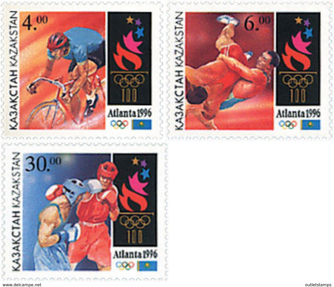 Ref. 29165 * NEW *  - KAZAKHSTAN . 1996. GAMES OF THE XXVI OLYMPIAD. ATLANTA 1996. 26 JUEGOS OLIMPICOS VERANO  ATLANTA 1 - Kazajstán