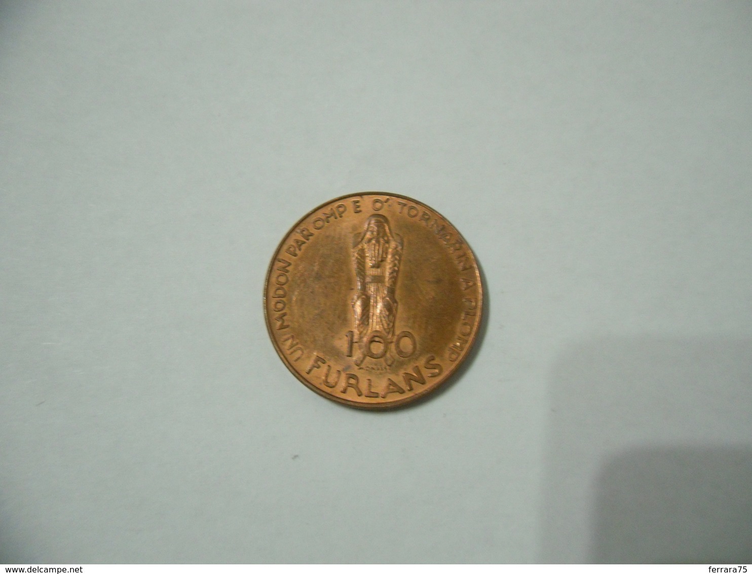 GETTONE TOKEN COINS  FRIULI  100 Furlans 1977 Monassi - X#1 Unusual World Coins Krause - Altri & Non Classificati