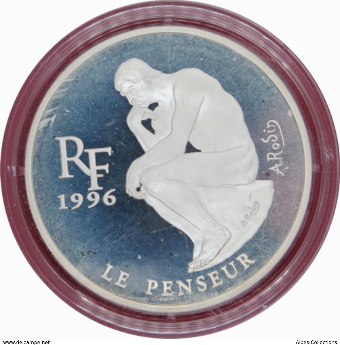01096.2 - 10 Francs 1996 - Trésors Des Musées - Le Penseur - Argent 900‰ - Commémoratives