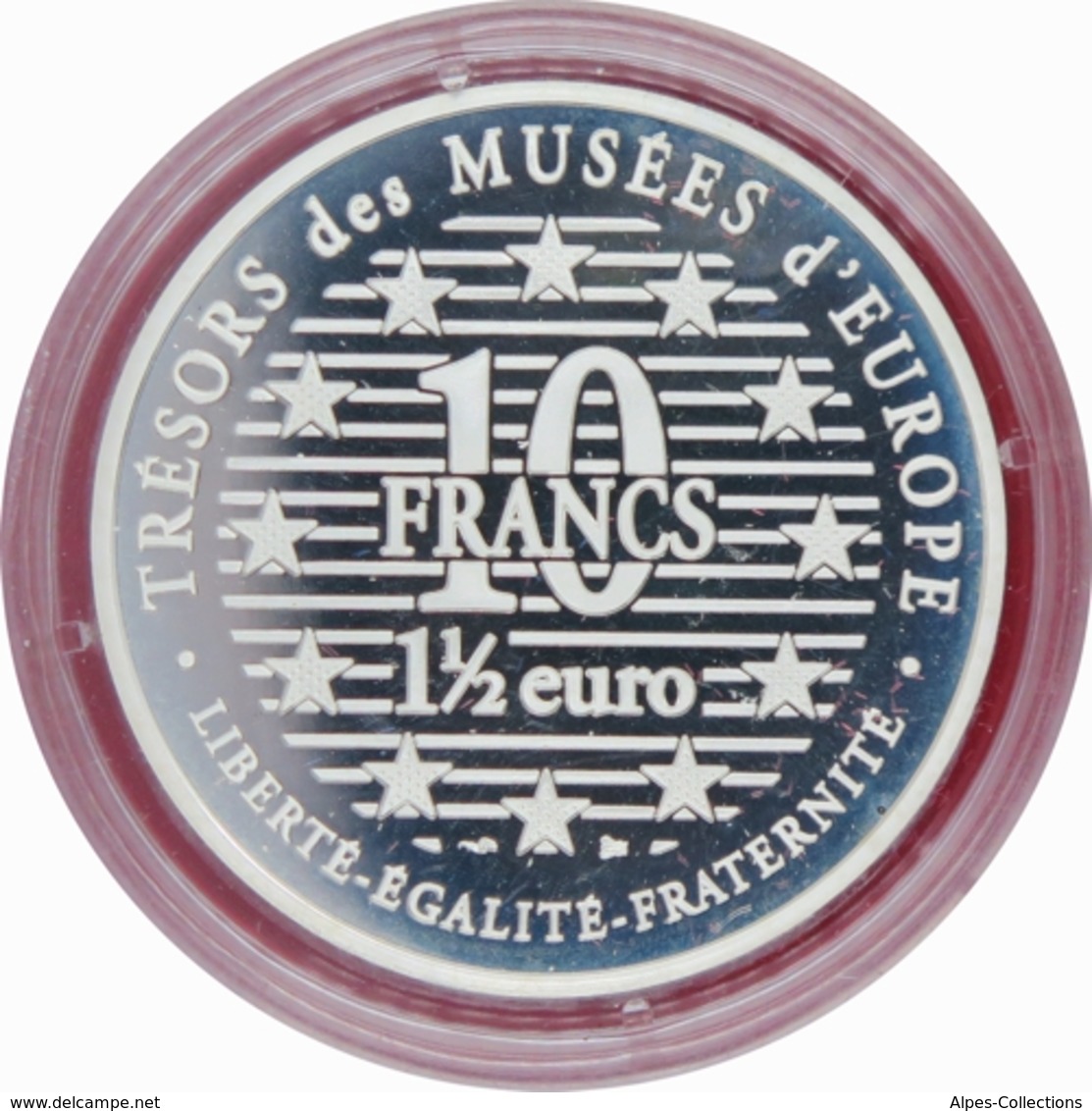 01096.7 - 10 Francs 1996 - Trésors Des Musées - Eléphant - Argent 900‰ - Commémoratives