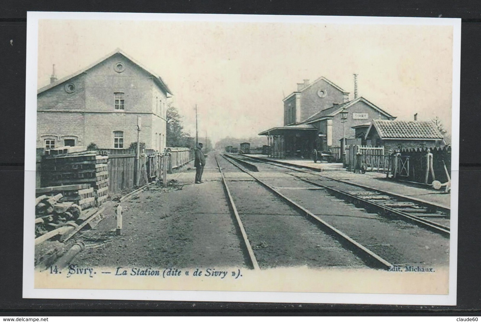 Reproduction Rance Sivry Hainaut Gare Station - Sivry-Rance