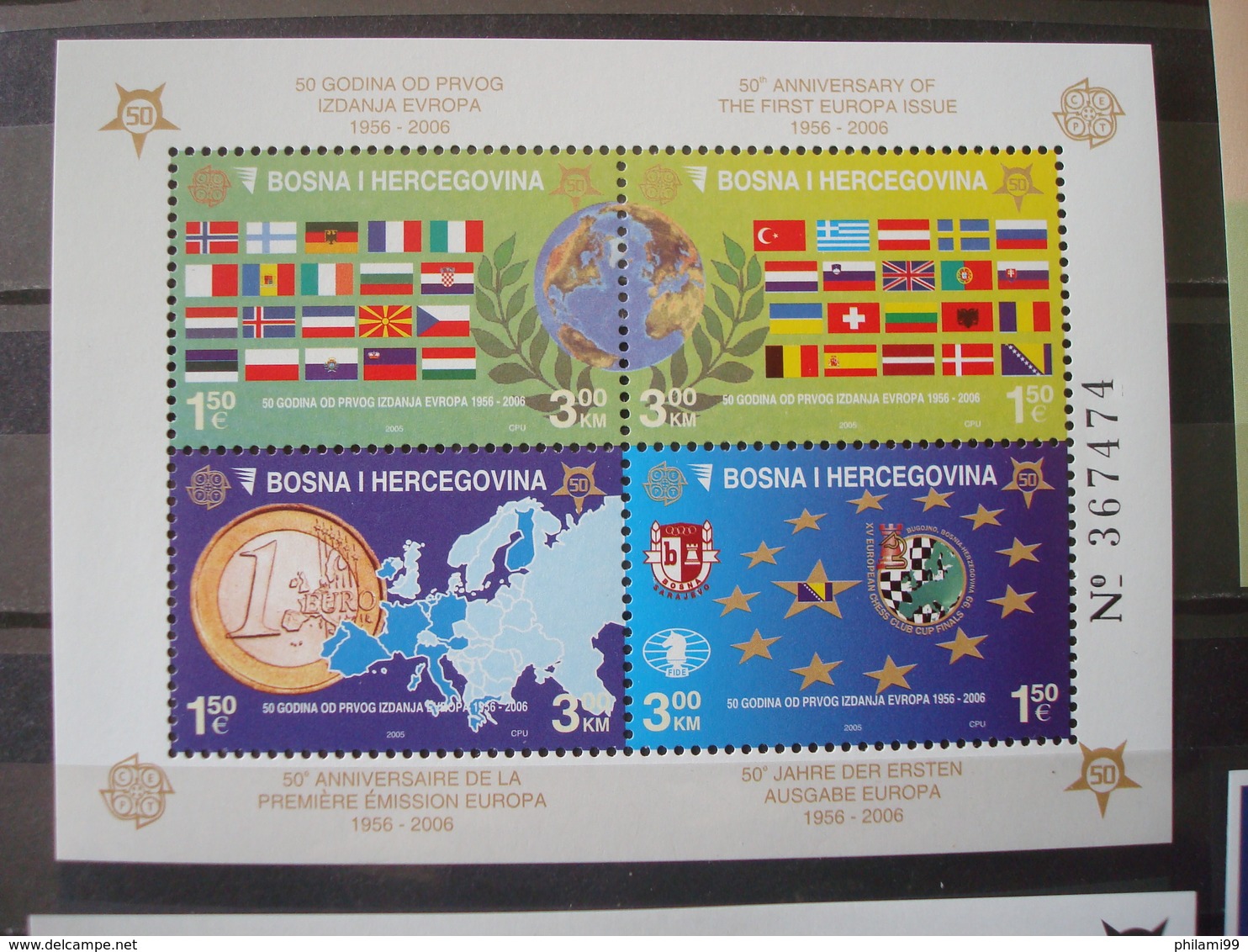 EUROPA 2006 9 BLOCS MNH** BOSNIA MACEDONIA MONTENEGRO TURKEY - 2006