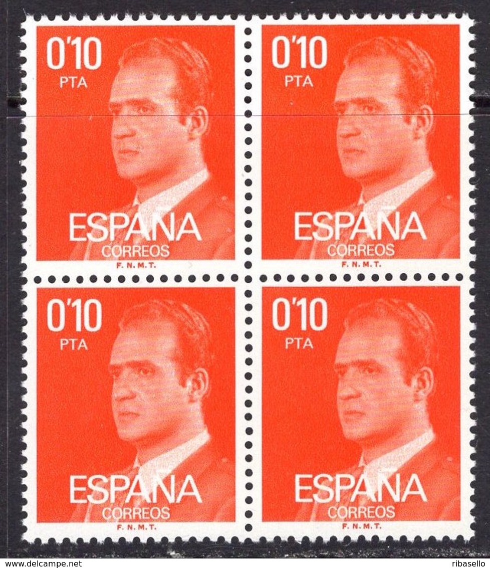 España 1981. Serie Bssica Rey Fosforo Bloque De 4. Ed 2386p. MNH. **. - Variedades & Curiosidades