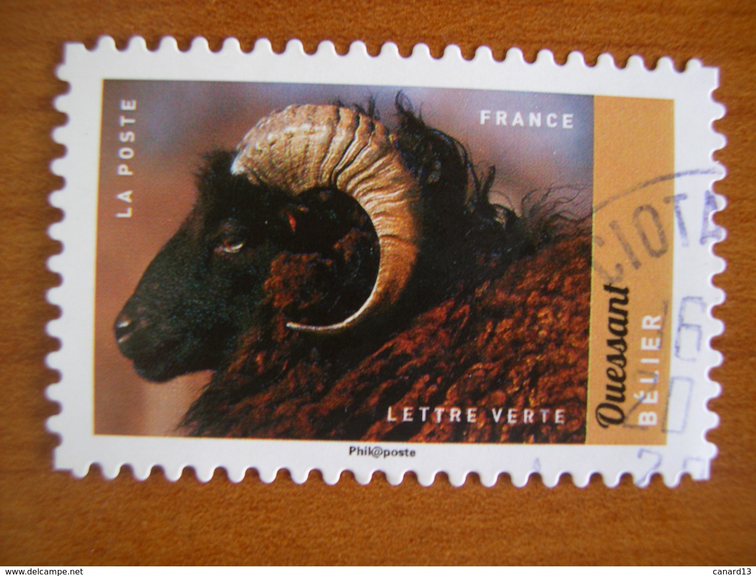 France  Obl Série Animaux N° 1386 Cachet Rond Noir - Autres & Non Classés