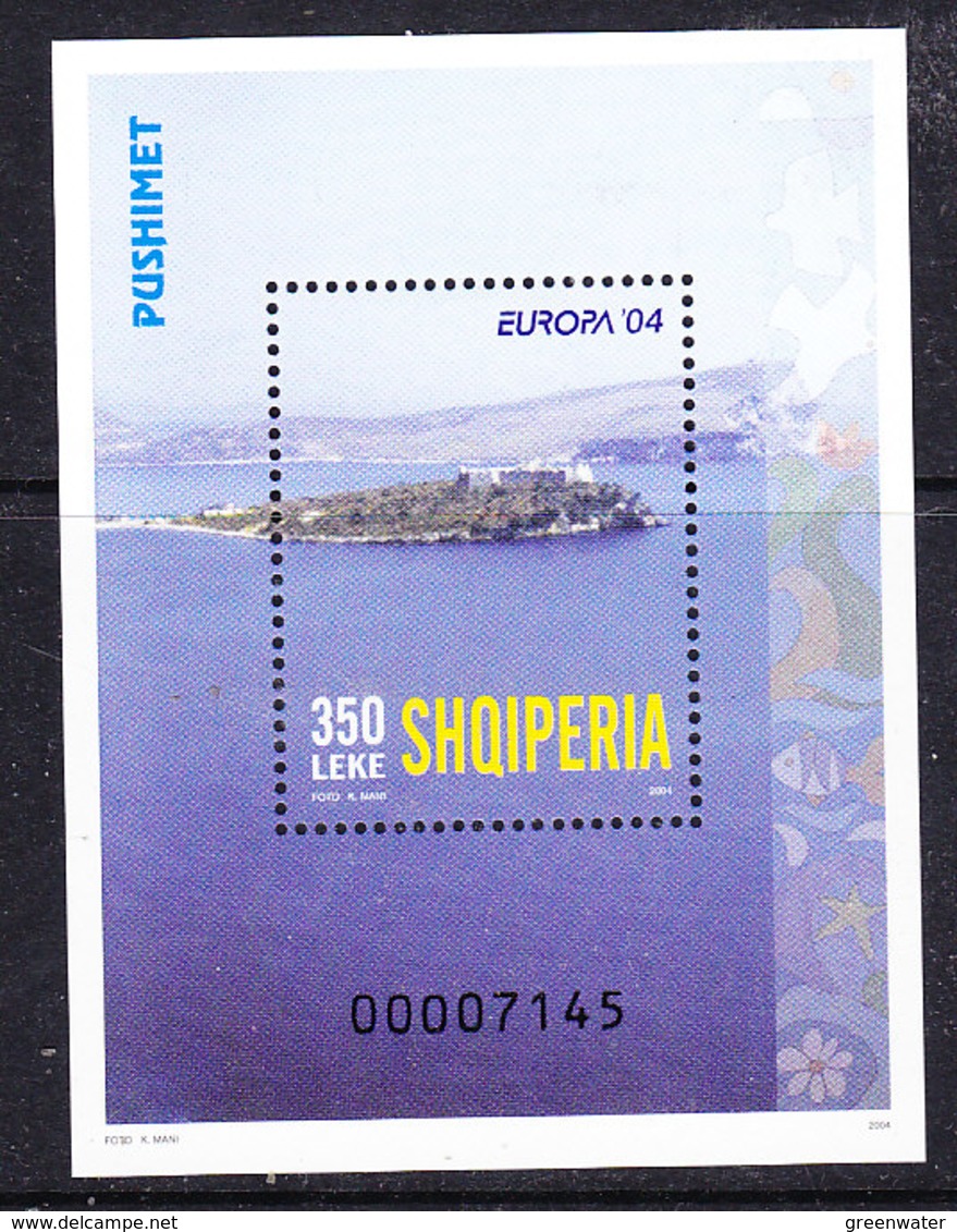 Europa Cept 2004 Albania M/s  ** Mnh (41305) ROCK BOTTOM PRICE - 2004