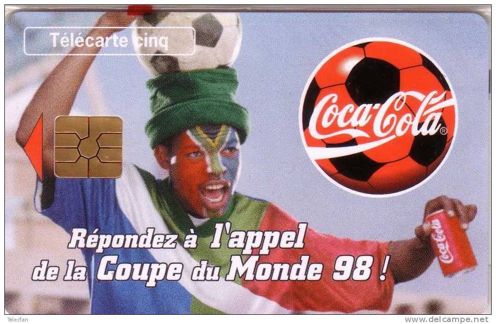 FRANCE PRIVEE 5U GN437  SUPPORTER COUPE MONDE FOOTBALL 1998 WORLD CUP FRANCE 98 NEUVE MINT - 5 Unités