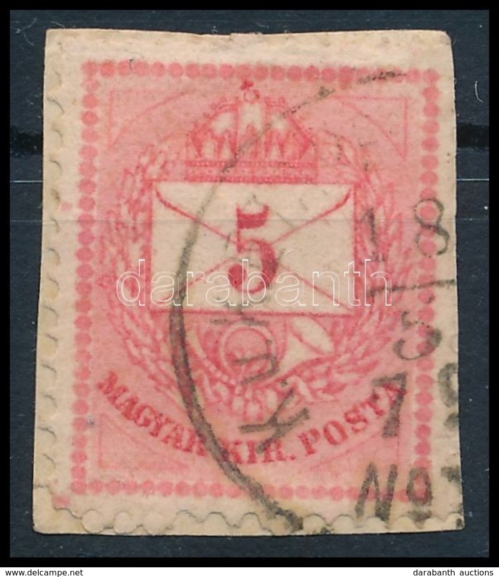 1874  5kr Provizórikus Magyar Bélyeghasználat Boszniában 1879.05.18. 'K.u.K. ETAPPEN(POSTAMT)'  (50.000) - Otros & Sin Clasificación