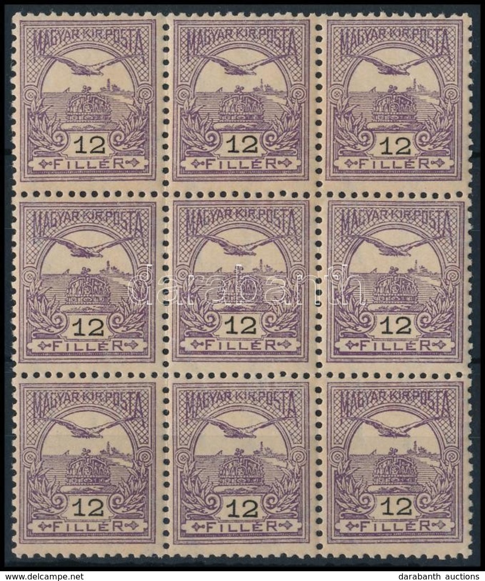 ** 1904 Turul 12f 9-es Tömb (21.000) - Other & Unclassified