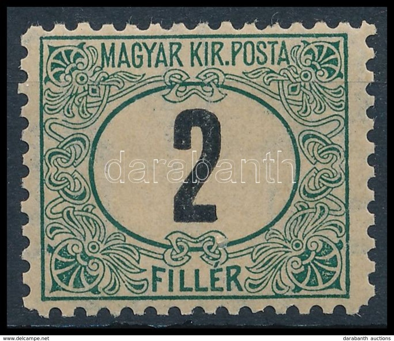 ** 1903 Zöldportó 2f B 11 1/2 Fogazással (10.000) - Autres & Non Classés