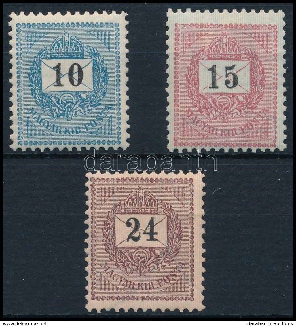 ** 1898 10kr, 15kr, 24kr (11.200) - Other & Unclassified