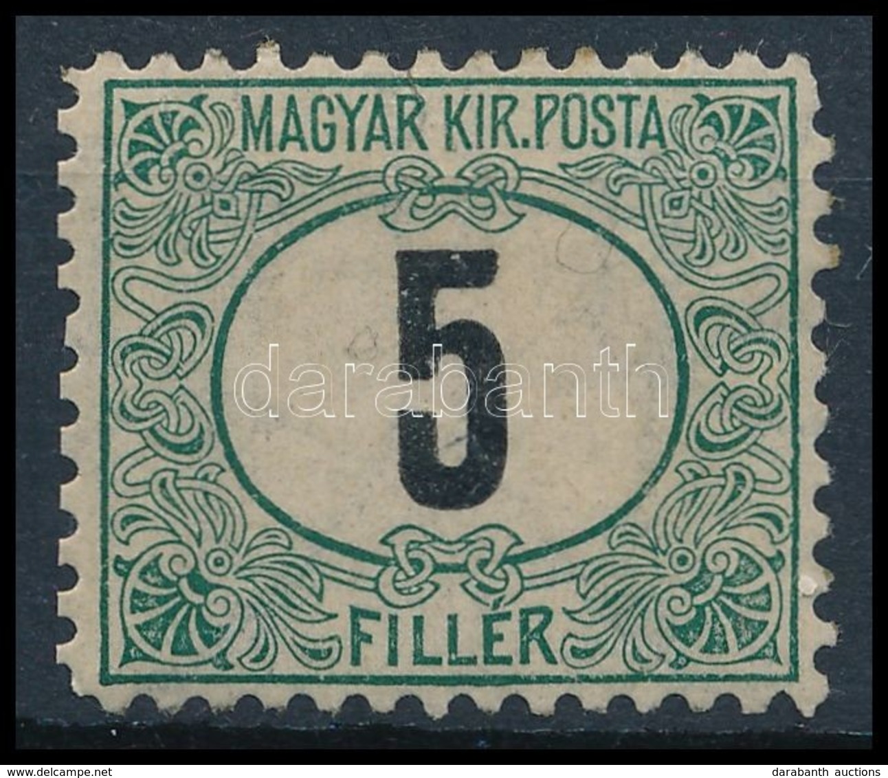 ** 1903 Zöldportó 5f B 11 1/2 Fogazással (10.000) - Altri & Non Classificati