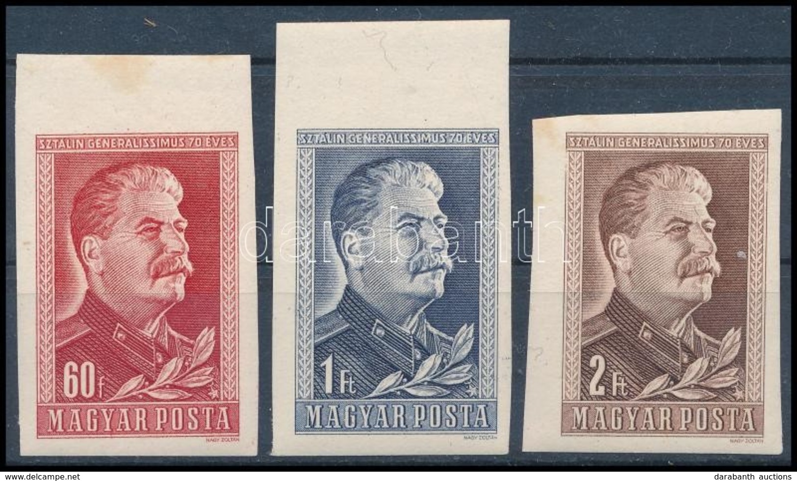 ** 1949/1950 Sztálin (I.) Vágott Sor  (3.000) - Autres & Non Classés