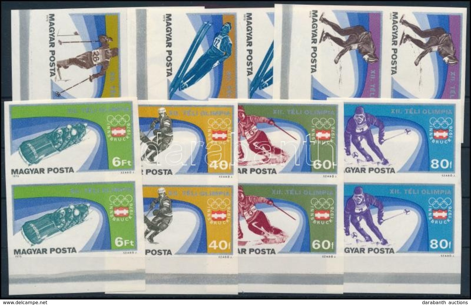 ** 1975 Téli Olimpia Innsbruck Sor Vágott Párokban (8.000) - Other & Unclassified