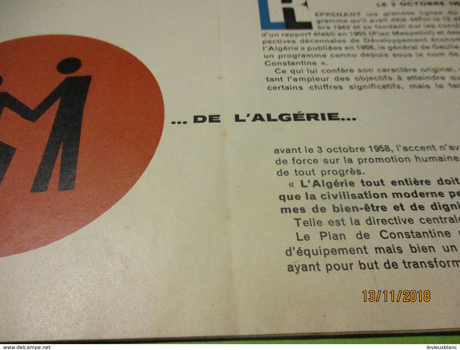 Guerre d'Algérie/ Fascicule " ALGERIE 1961"/ L’après référendum d'autodétermination du 8 Janvier 61/ 1961  VPN165