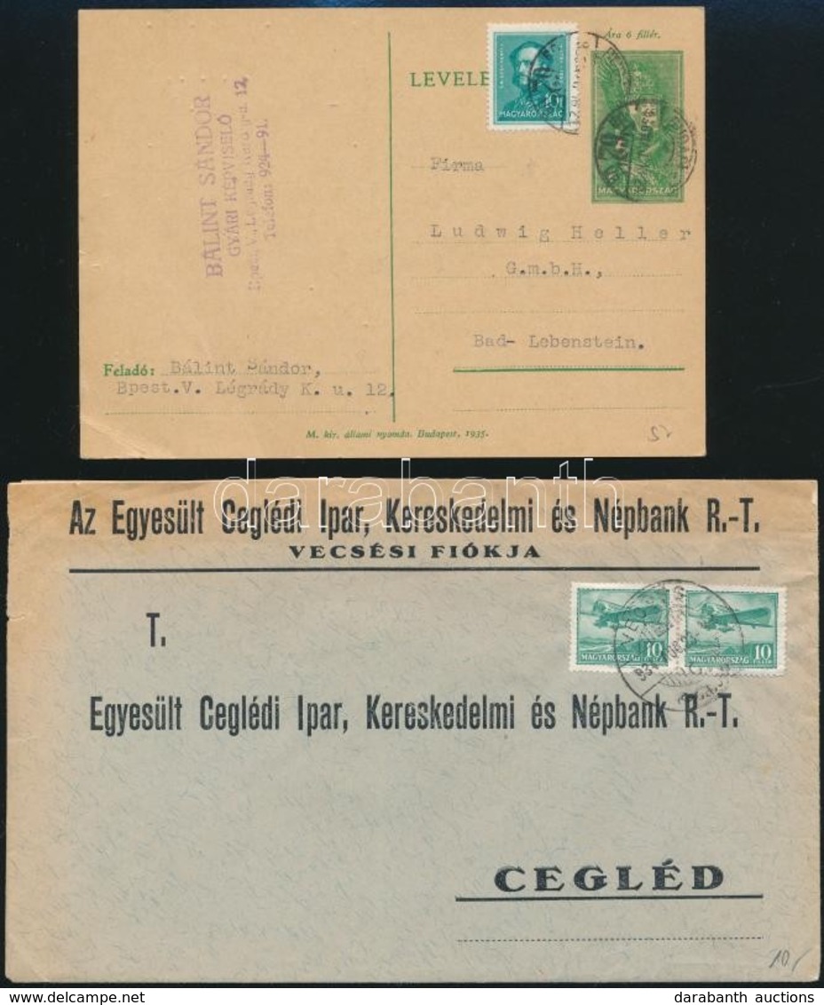 4 Db Küldemény 1920-1936 - Usati