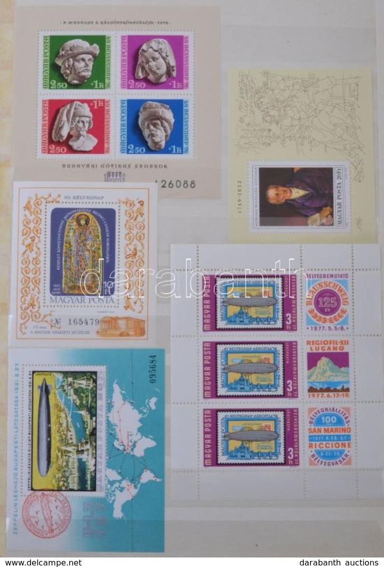 ** Gyűjtemény A 70-es 80-as évekből 8 Lapos A/4 Berakóban - Used Stamps