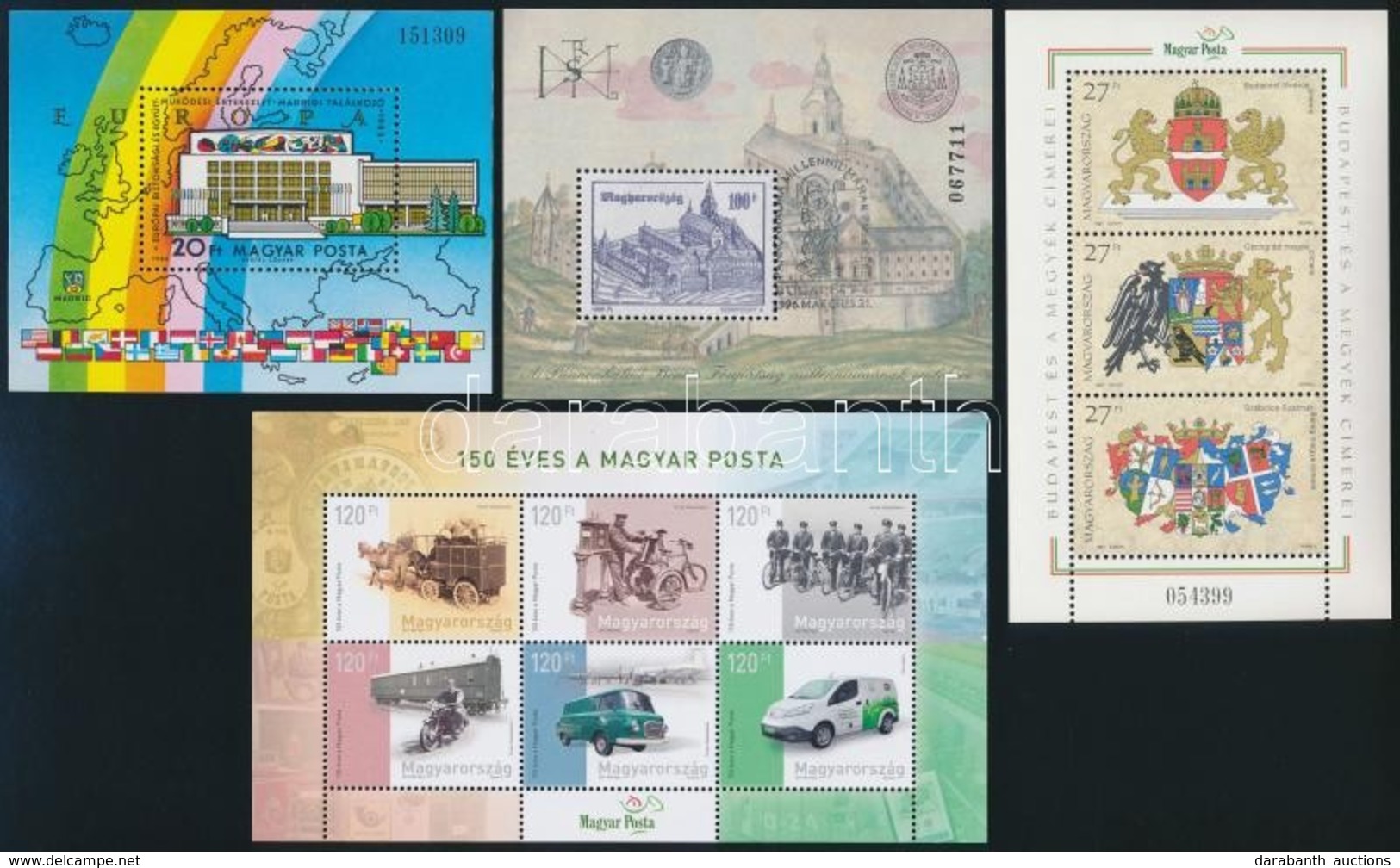 ** O Kis Tétel, Főleg Postatiszta Blokkok, Kisívek Az 1980-2010-es évekből - Usati