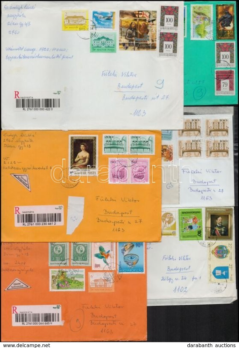 24 Db Utánvételes Levél Magas és érdekes Bérmentesítésekkel A 90-es évekből - Used Stamps
