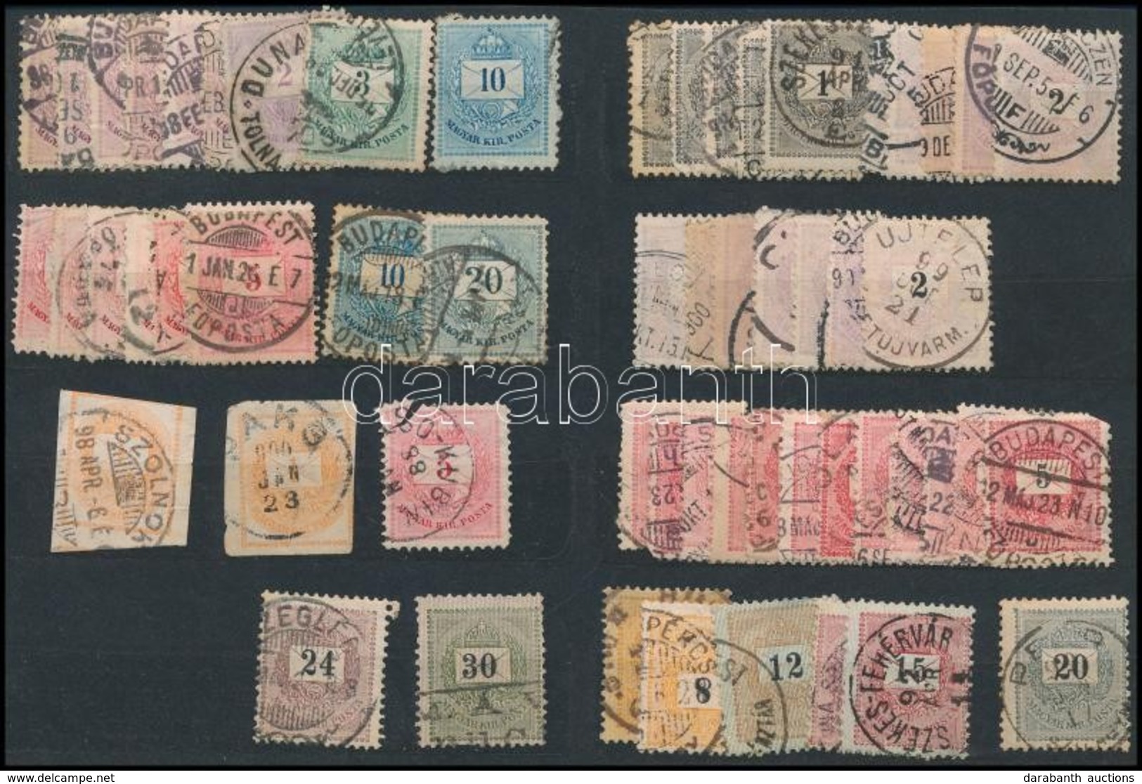O 1874-1899 57 Db Krajcáros Bélyeg - Used Stamps