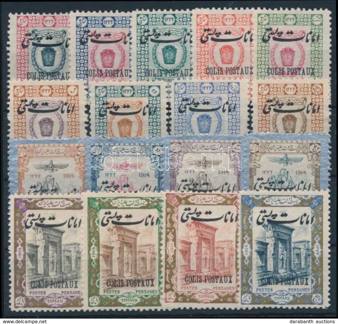 (*) Irán Csomagbélyeg Komplett Sor (Mi EUR 90,-) - Other & Unclassified