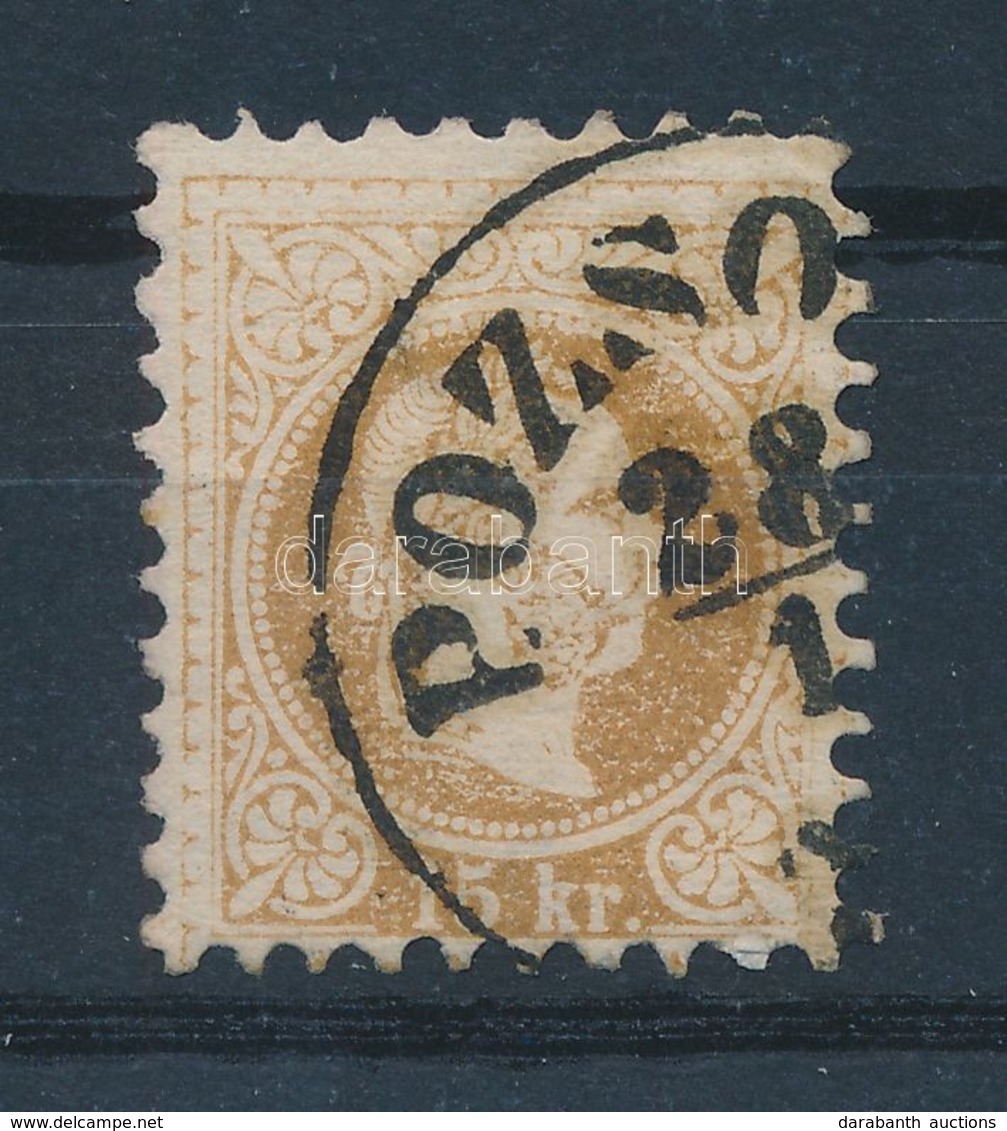 O 1867 15kr ,,POZSO(NY)' - Other & Unclassified