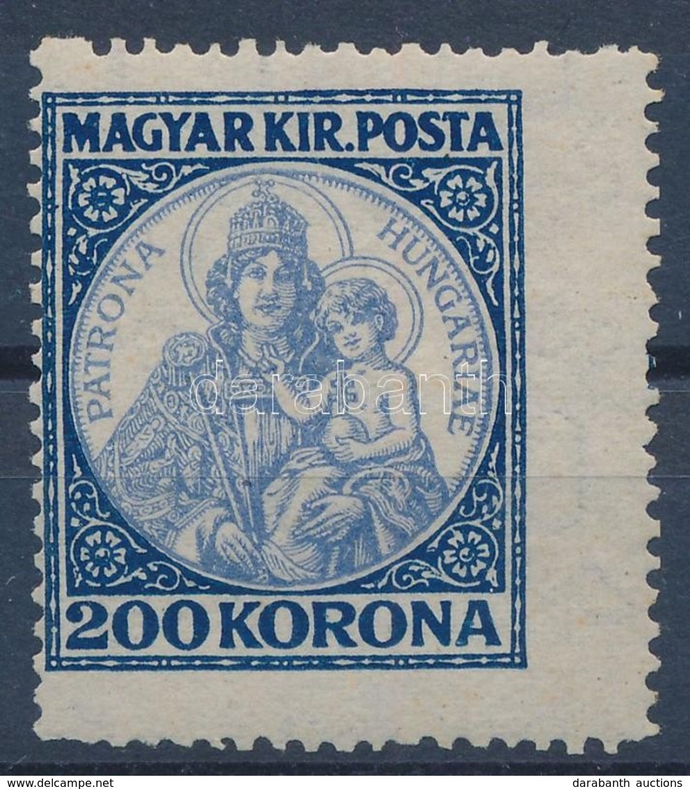 * 1921 Koronás Madonna 200 K Látványos Elfogazással - Sonstige & Ohne Zuordnung